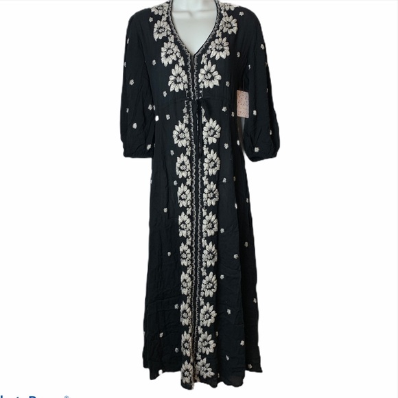 Free People Embroidered midi Dress - Picture 3 of 7